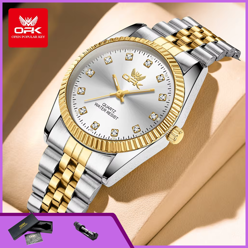 Luxury Watch Mockup - OPK 6027 Luxury Brand Man Watch