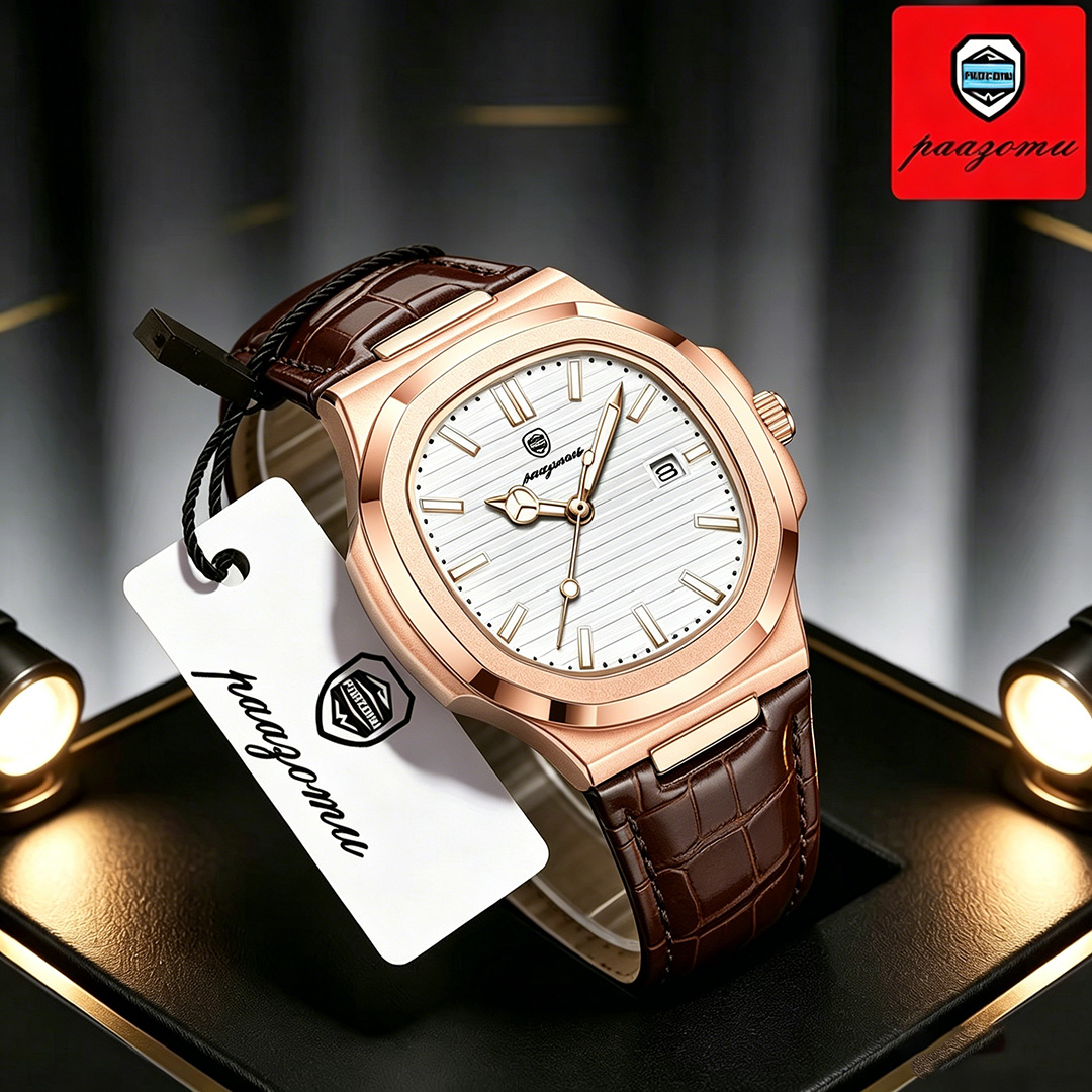 Luxury Watch Nice - PAAZOMU Top Luxury Square Man Watch