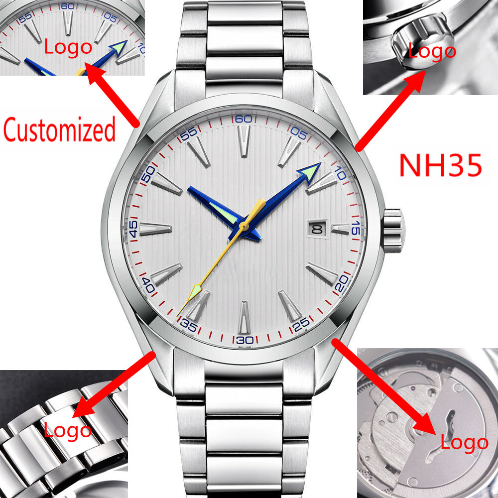 Luxury Watch Mockup - Custom Logo 41mm Men Miyota/NH35 Automatic