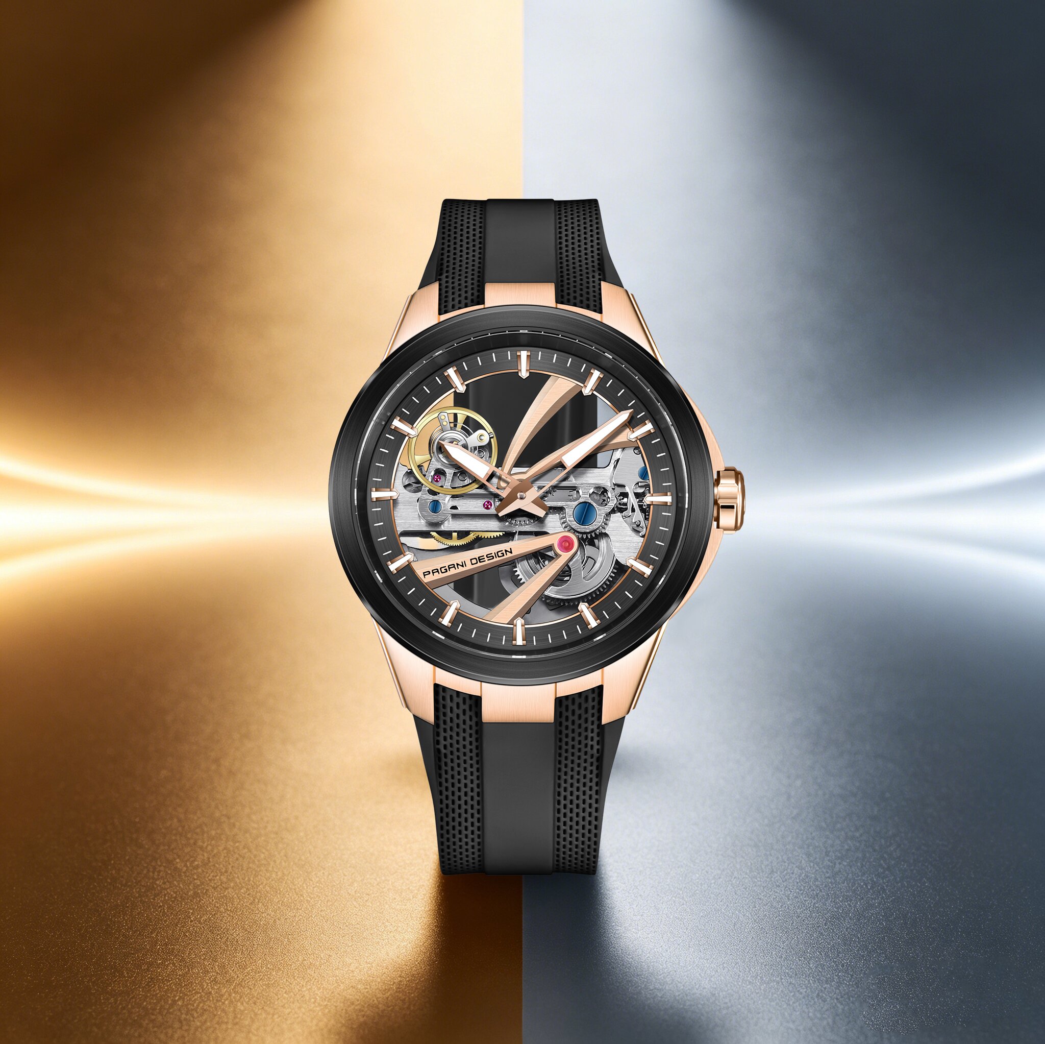 PAGANI DESIGN Extraordinary De - Luxury Watch Gold And Black บทวิจารณ์และราคา