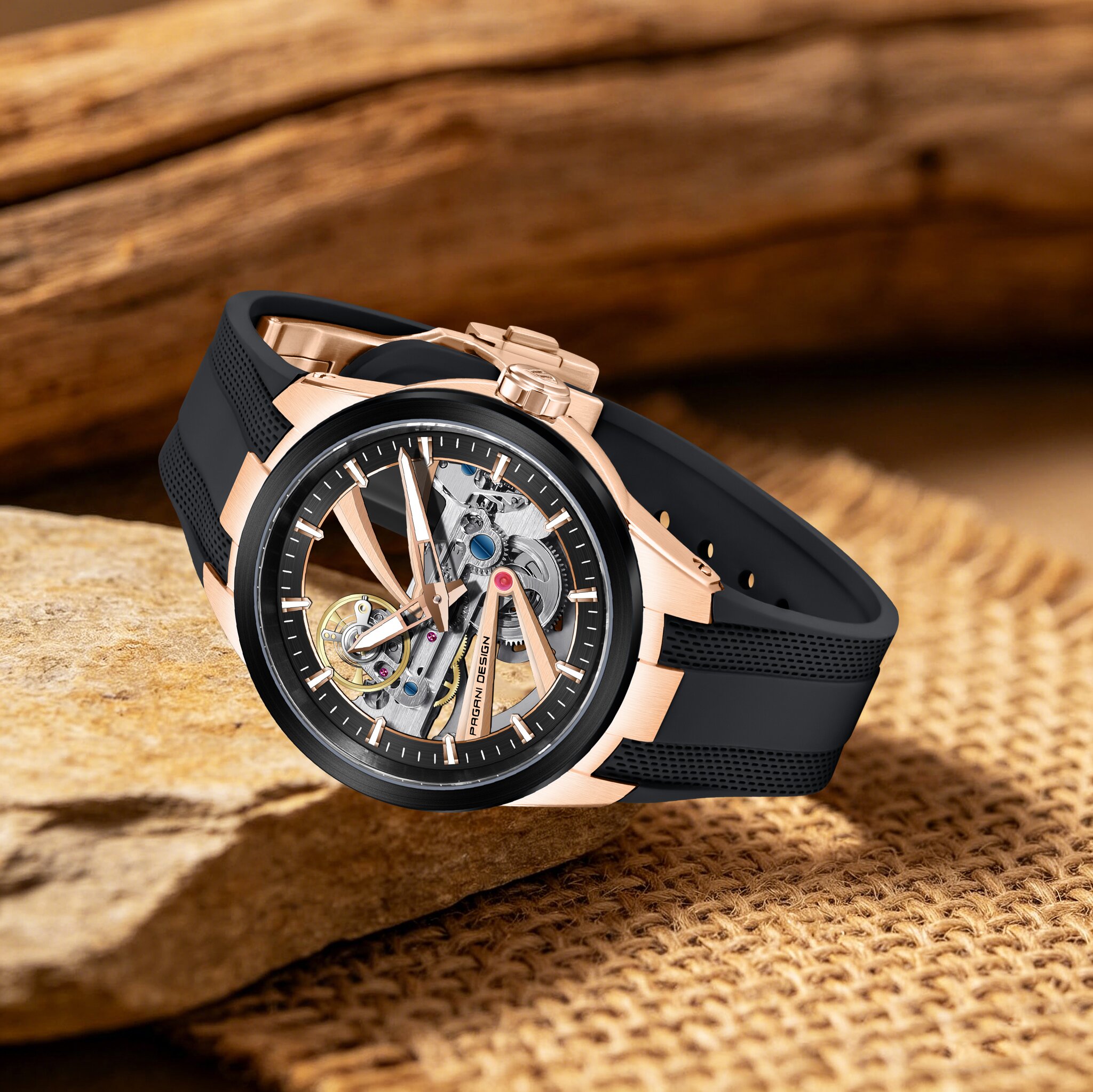 PAGANI DESIGN Extraordinary De - Luxury Watch Gold And Black บทวิจารณ์และราคา