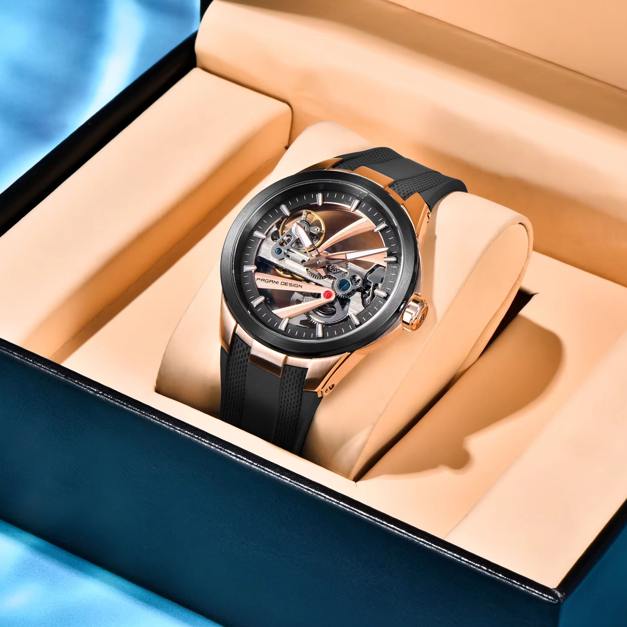 PAGANI DESIGN Extraordinary De - Luxury Watch Gold And Black บทวิจารณ์และราคา