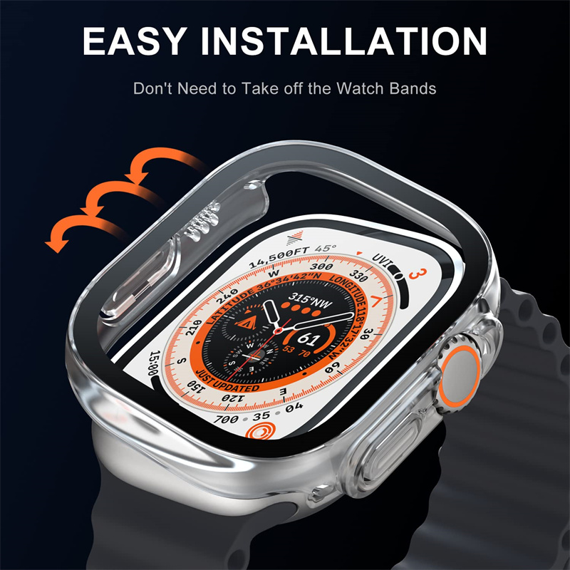 Glass+case For Apple Watch Ult - Luxury Watch Apple Bands บทวิจารณ์และราคา