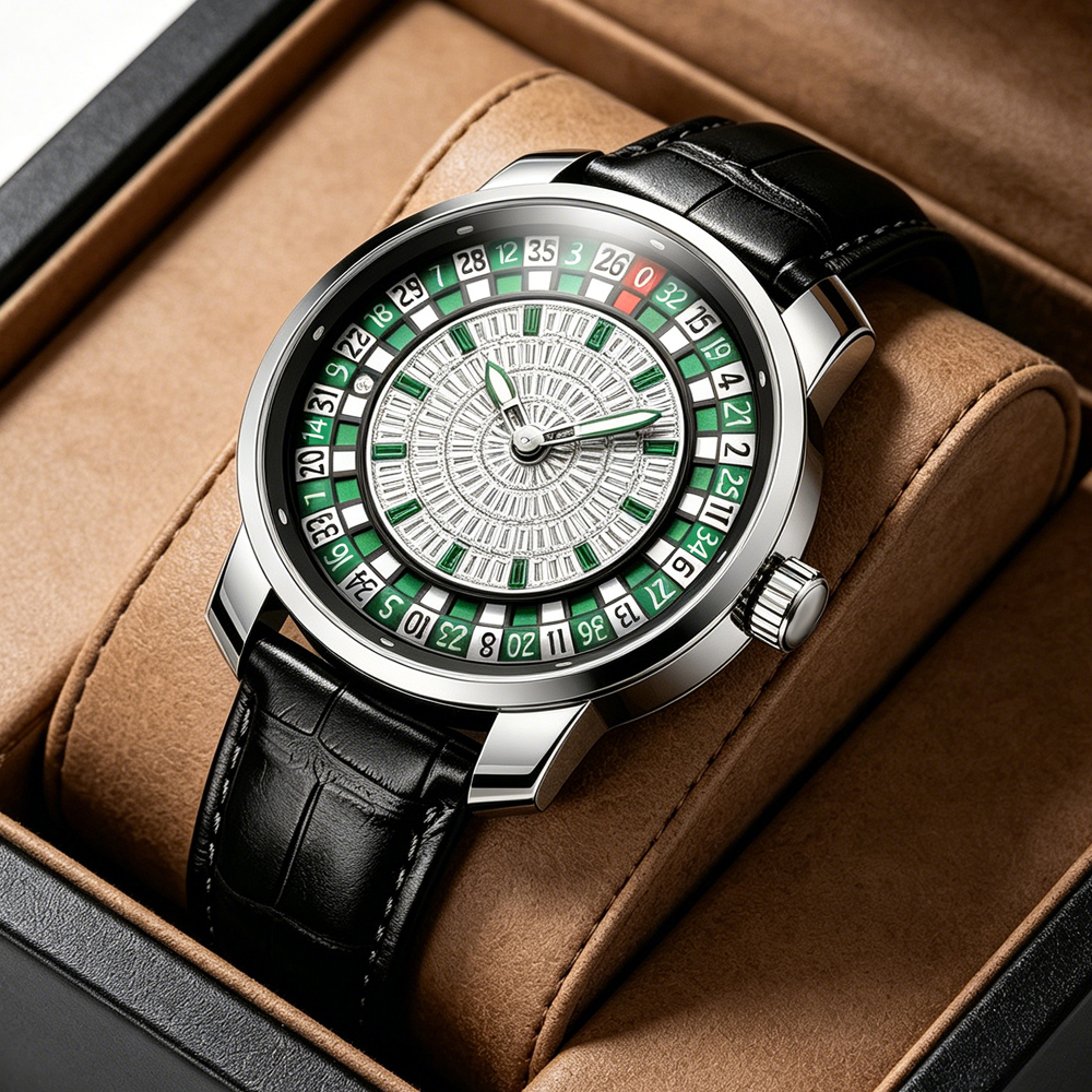 AILANG Men's Fully Automatic M - Luxury Watch With Rubber Strap บทวิจารณ์และราคา