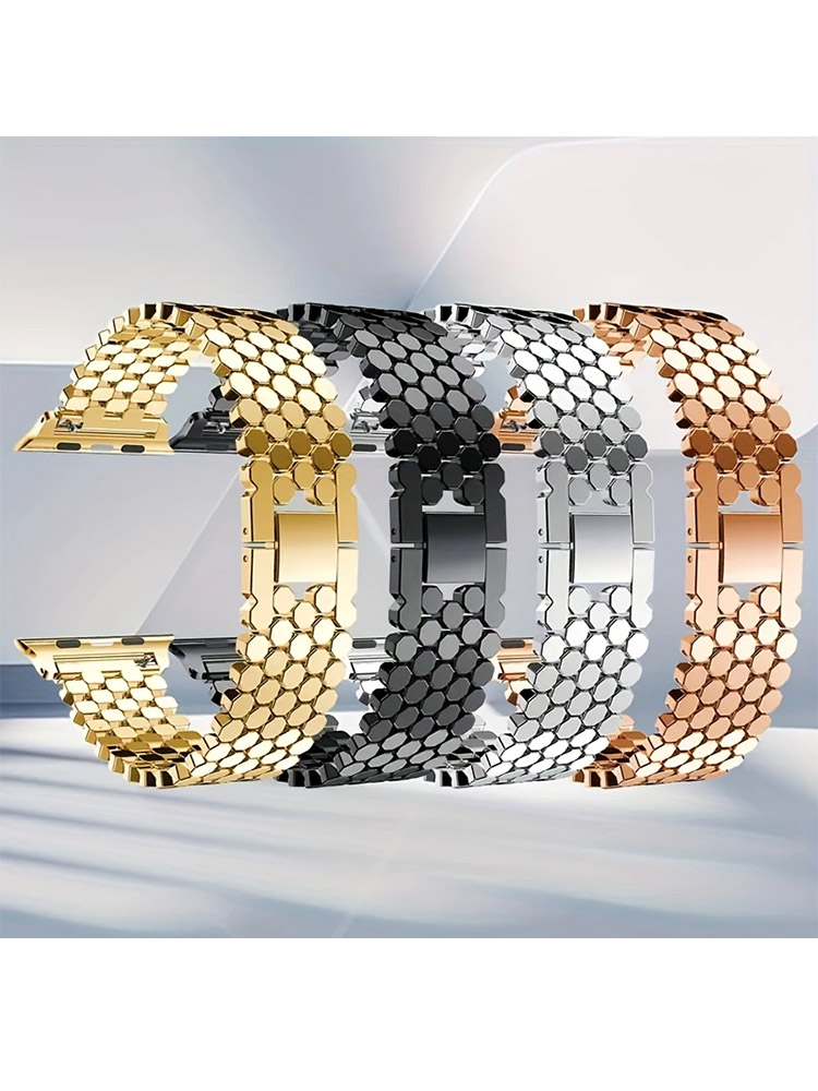 Stainless Steel Strap For Appl - Luxury Watch Apple Bands บทวิจารณ์และราคา