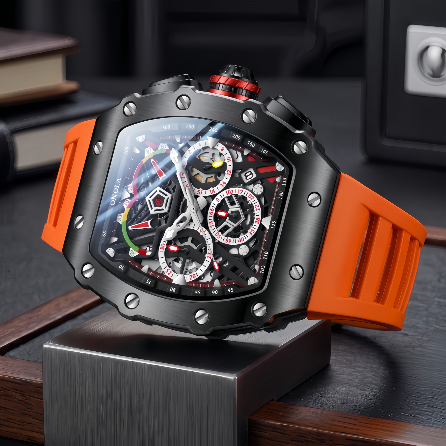 ONOLA 2021 Top Brand Watch Men - Luxury Watch Mockup บทวิจารณ์และราคา