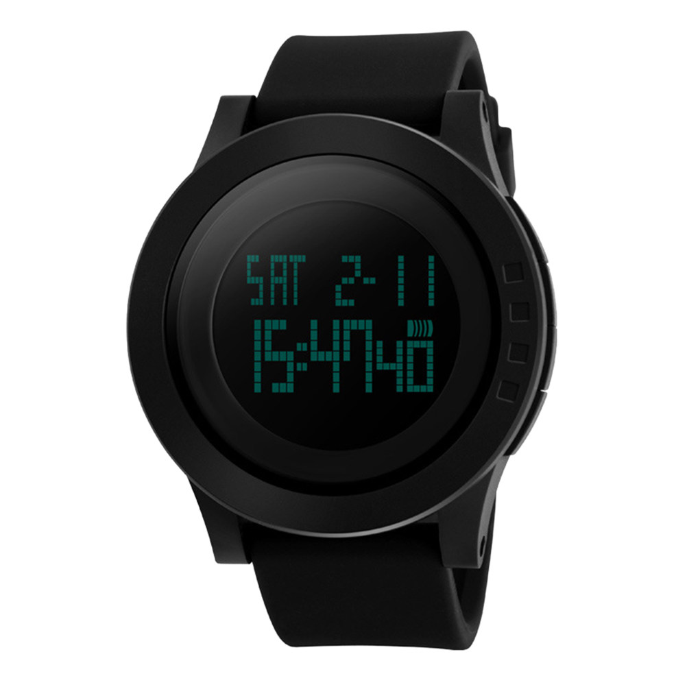 Waterproof Black Men's Sports  - Luxury Watch Gold And Black บทวิจารณ์และราคา