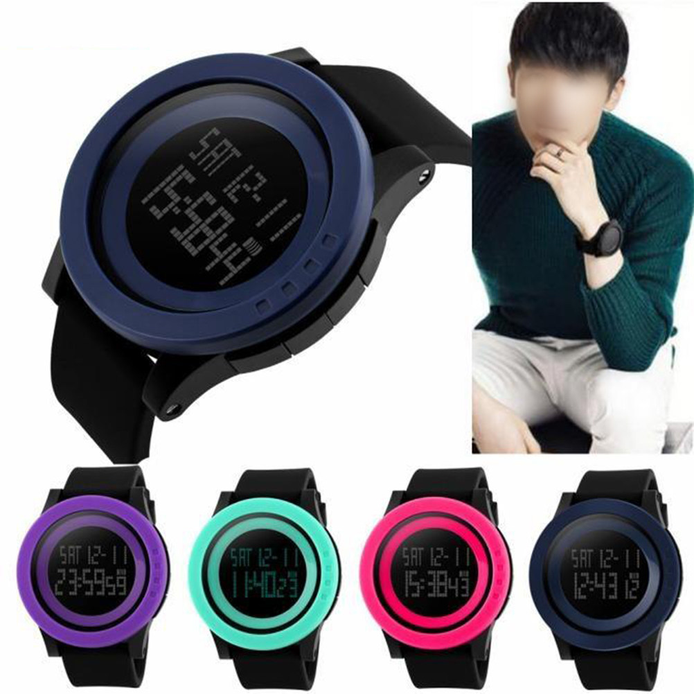 Waterproof Black Men's Sports  - Luxury Watch Gold And Black บทวิจารณ์และราคา