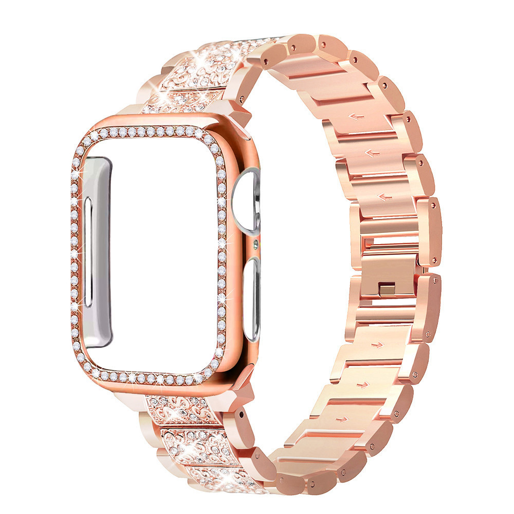Case+Bling strap for Apple Wat - Luxury Watch Apple Bands บทวิจารณ์และราคา