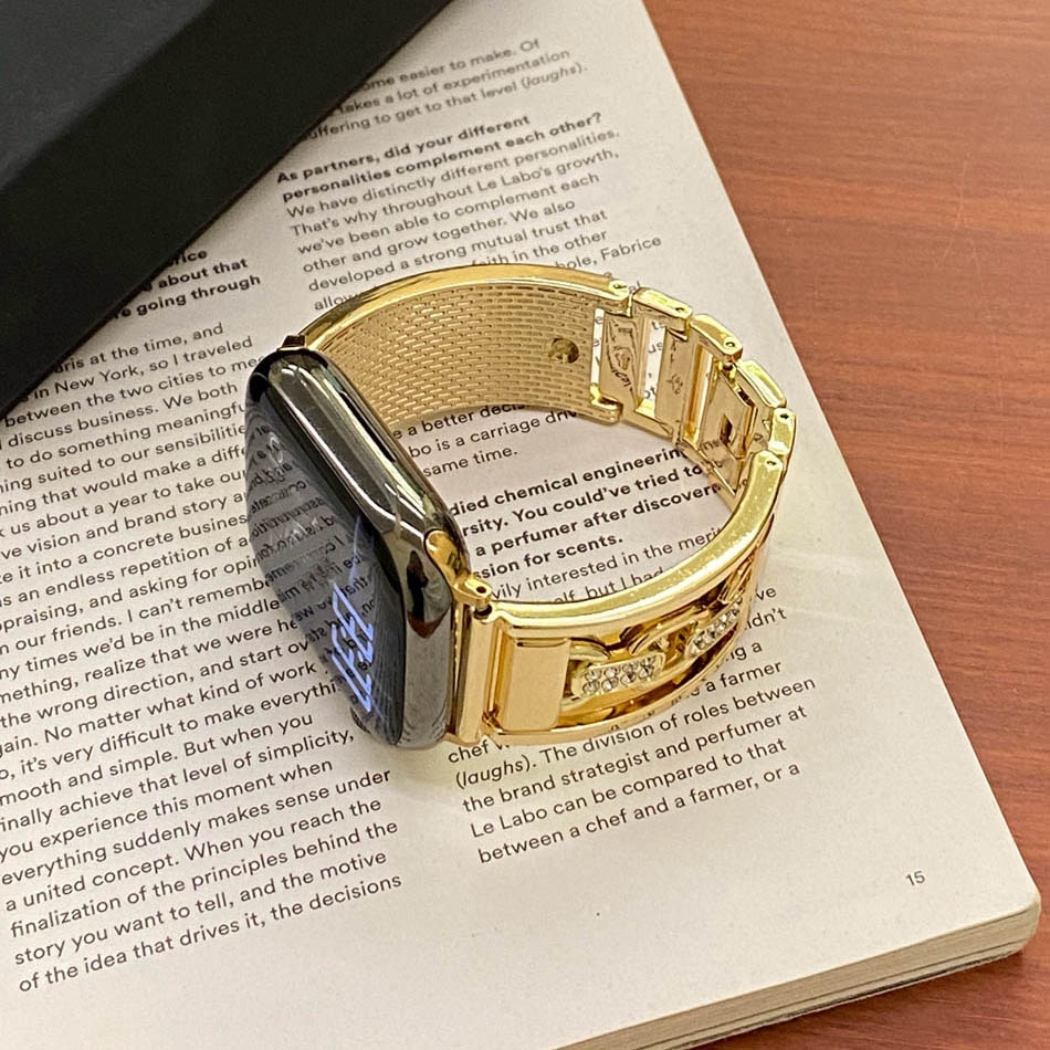 Luxury Double Loop Metal Brace - Luxury Watch Apple Bands บทวิจารณ์และราคา