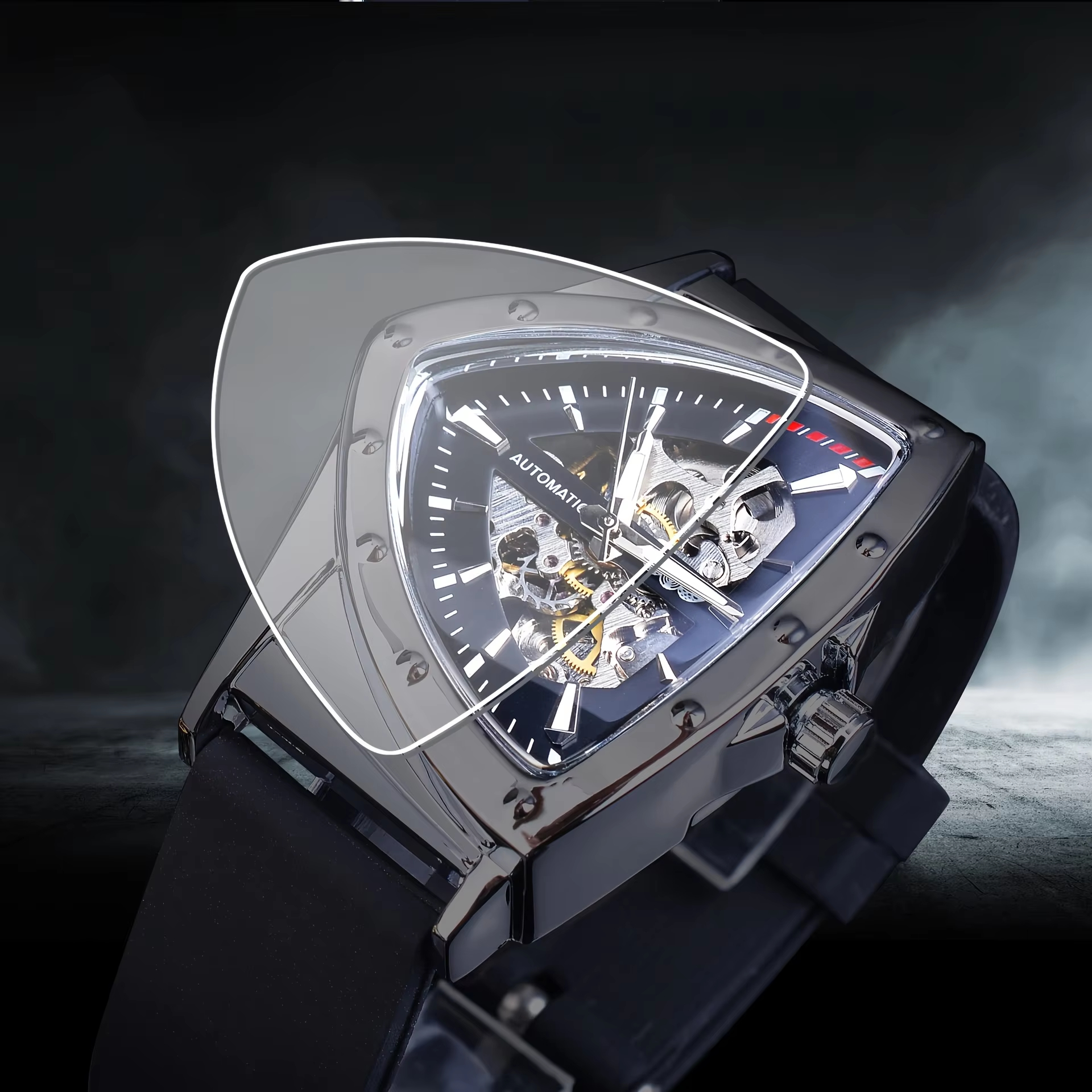 WINNER Men's Luxury Military M - Luxury Watch With Rubber Strap บทวิจารณ์และราคา