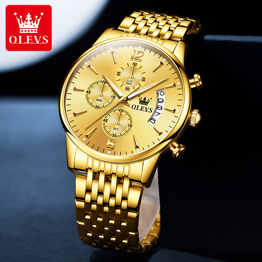 OLEVS luxury brand men's watch - Luxury Watch And Bracelet บทวิจารณ์และราคา