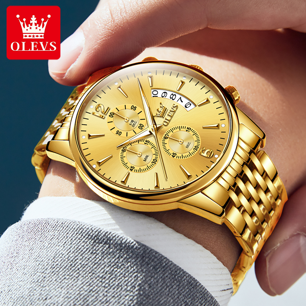OLEVS luxury brand men's watch - Luxury Watch And Bracelet บทวิจารณ์และราคา