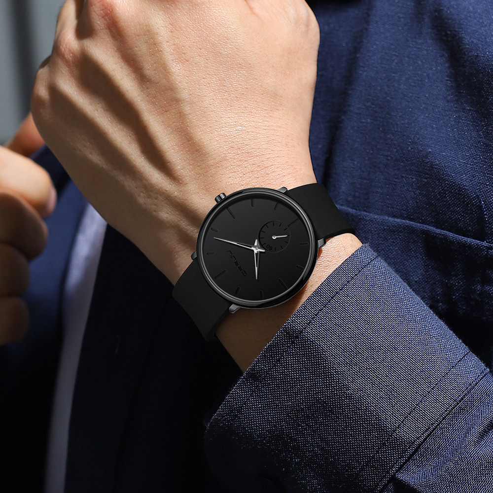 CRRJU New Business Mens Watche - Luxury Watch Mockup บทวิจารณ์และราคา