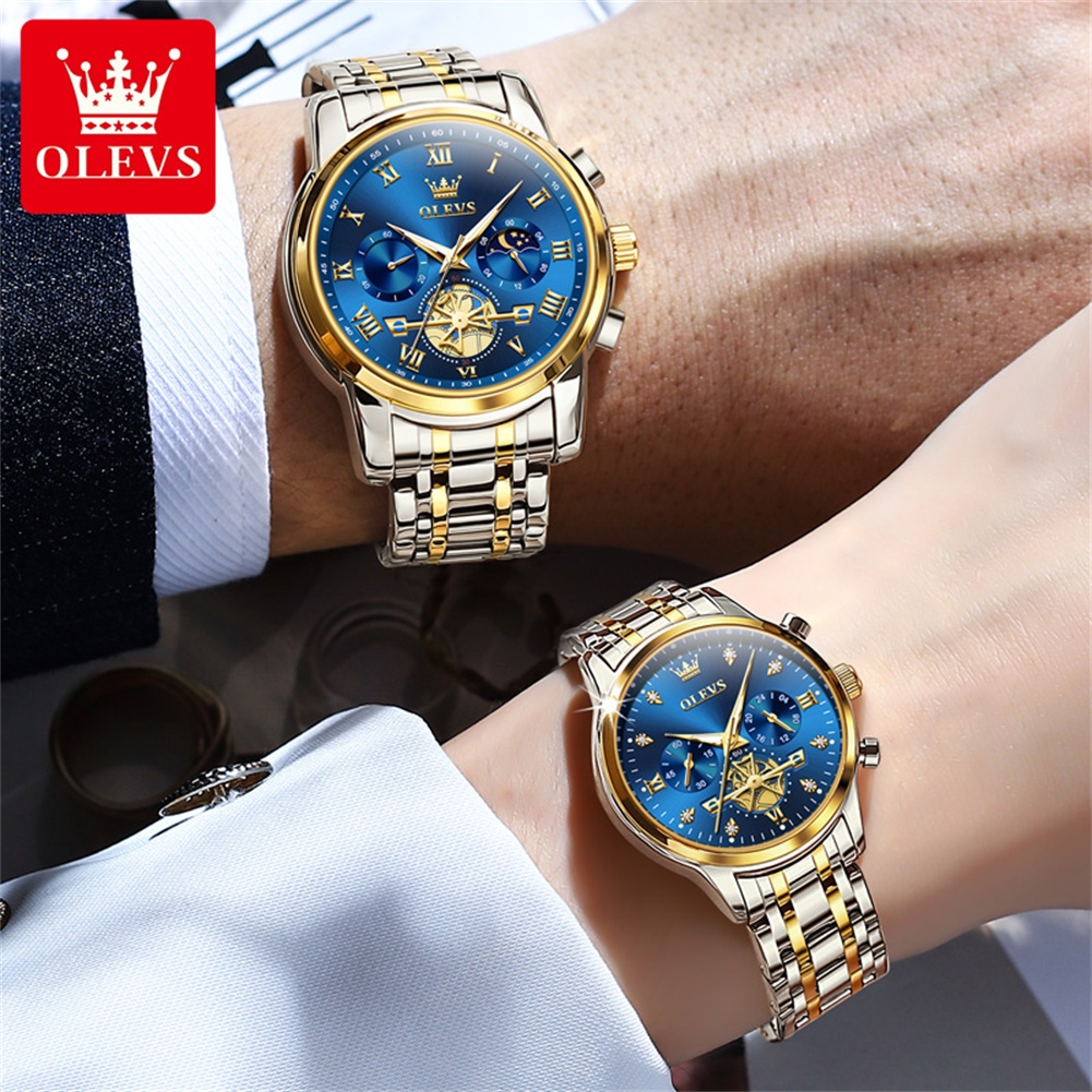 OLEVS Quartz Couple Watch Luxu - Luxury Watch Time บทวิจารณ์และราคา