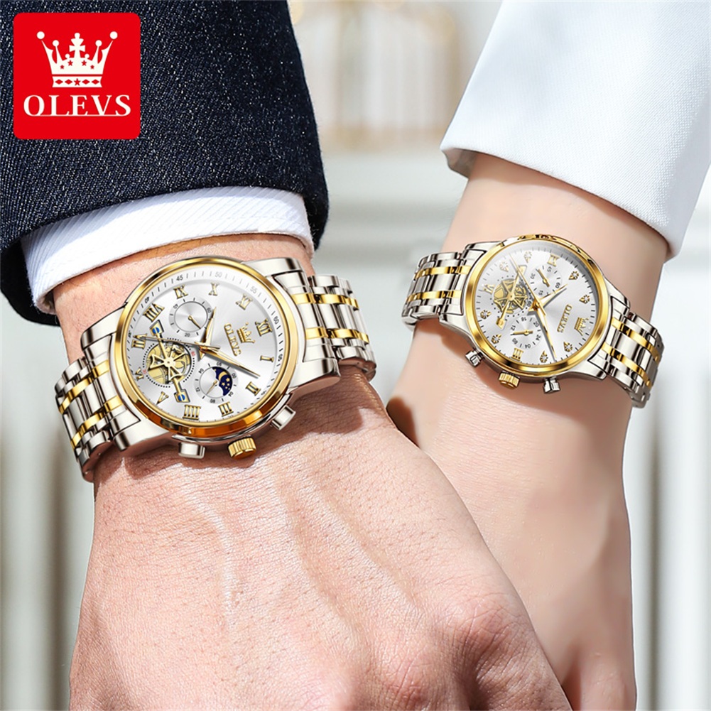 OLEVS Quartz Couple Watch Luxu - Luxury Watch Time บทวิจารณ์และราคา
