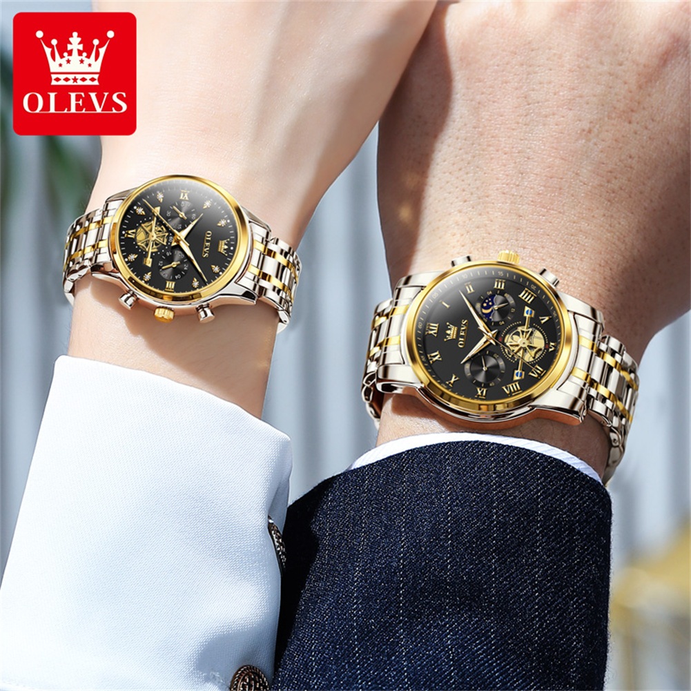 OLEVS Quartz Couple Watch Luxu - Luxury Watch Time บทวิจารณ์และราคา