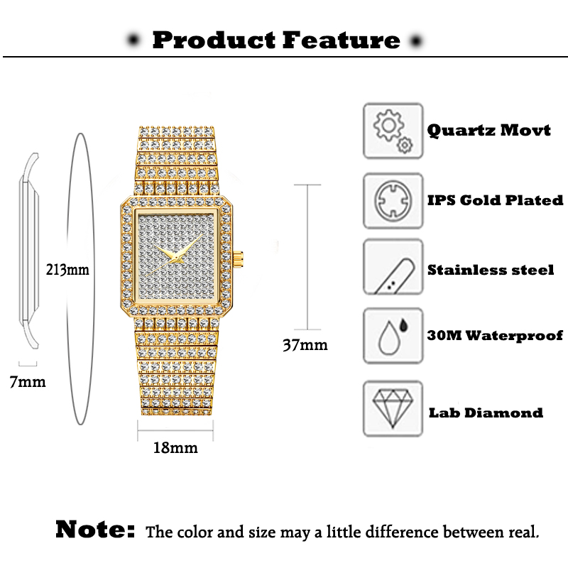 MISSFOX Diamond Watch For Wome - Luxury Watch Brand For Women บทวิจารณ์และราคา