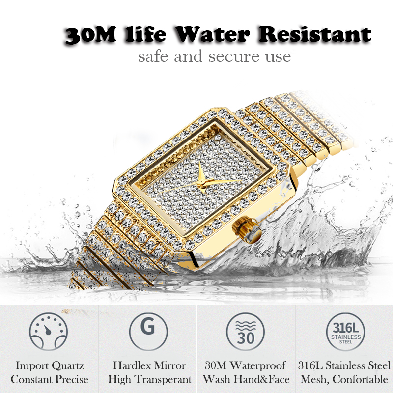 MISSFOX Diamond Watch For Wome - Luxury Watch Brand For Women บทวิจารณ์และราคา