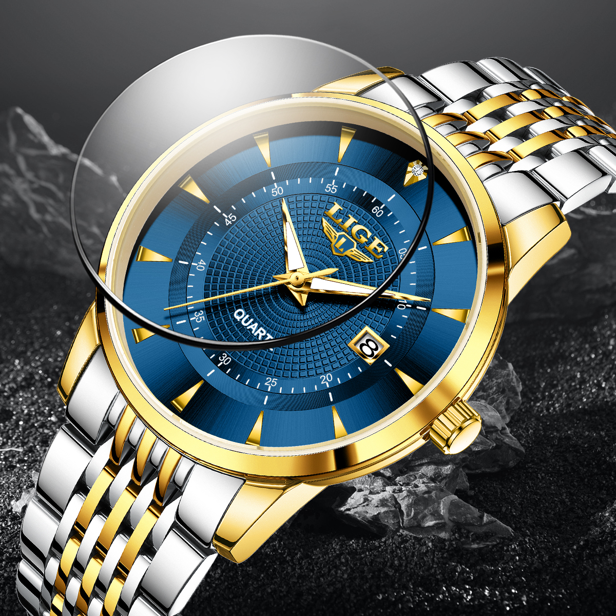 LIGE New 2026 Luxury Man Watch - Luxury Watch And Bracelet บทวิจารณ์และราคา