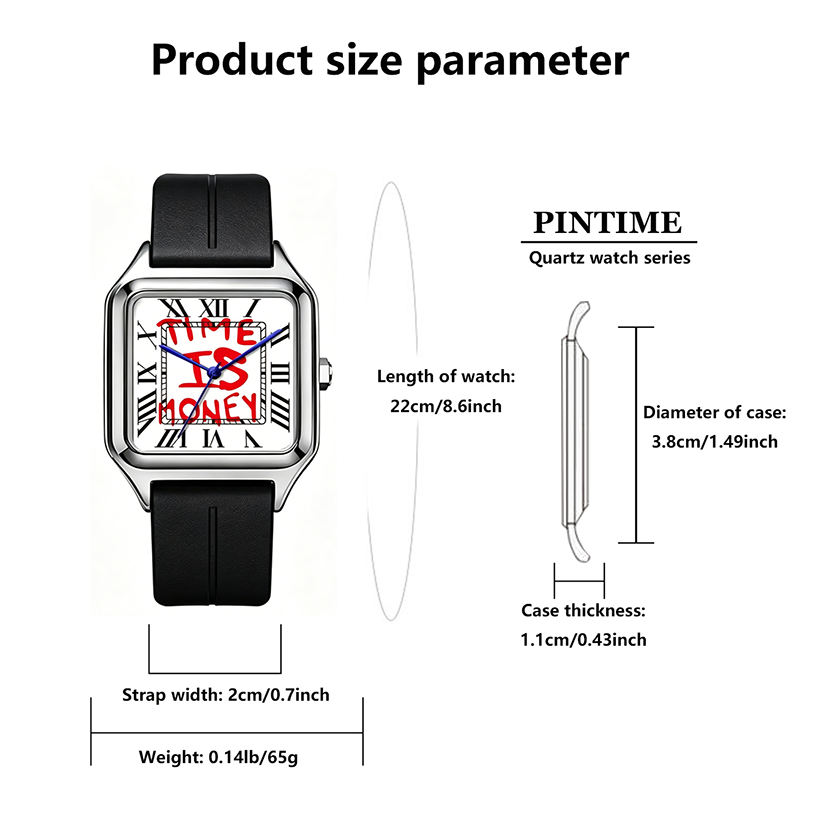 FUCK9.5 Square Fashionable Ele - Luxury Watch With Rubber Strap บทวิจารณ์และราคา