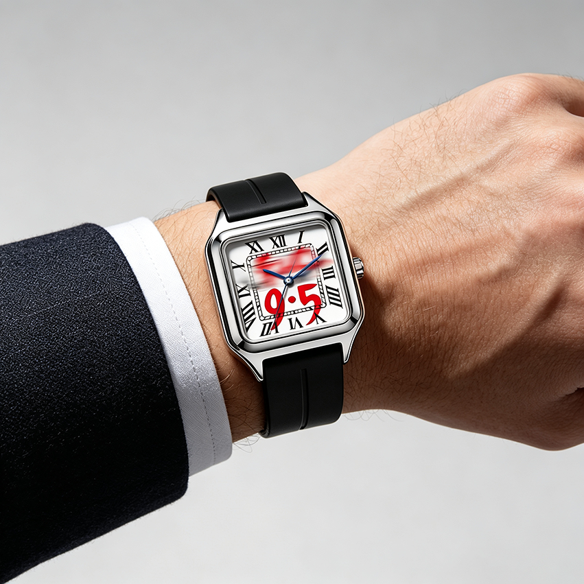 FUCK9.5 Square Fashionable Ele - Luxury Watch With Rubber Strap บทวิจารณ์และราคา