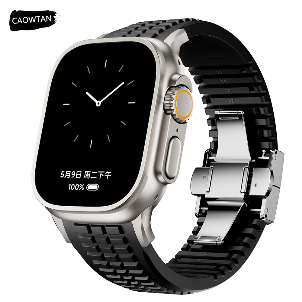 Sports Silicone Band for Apple - Luxury Watch Apple Bands บทวิจารณ์และราคา