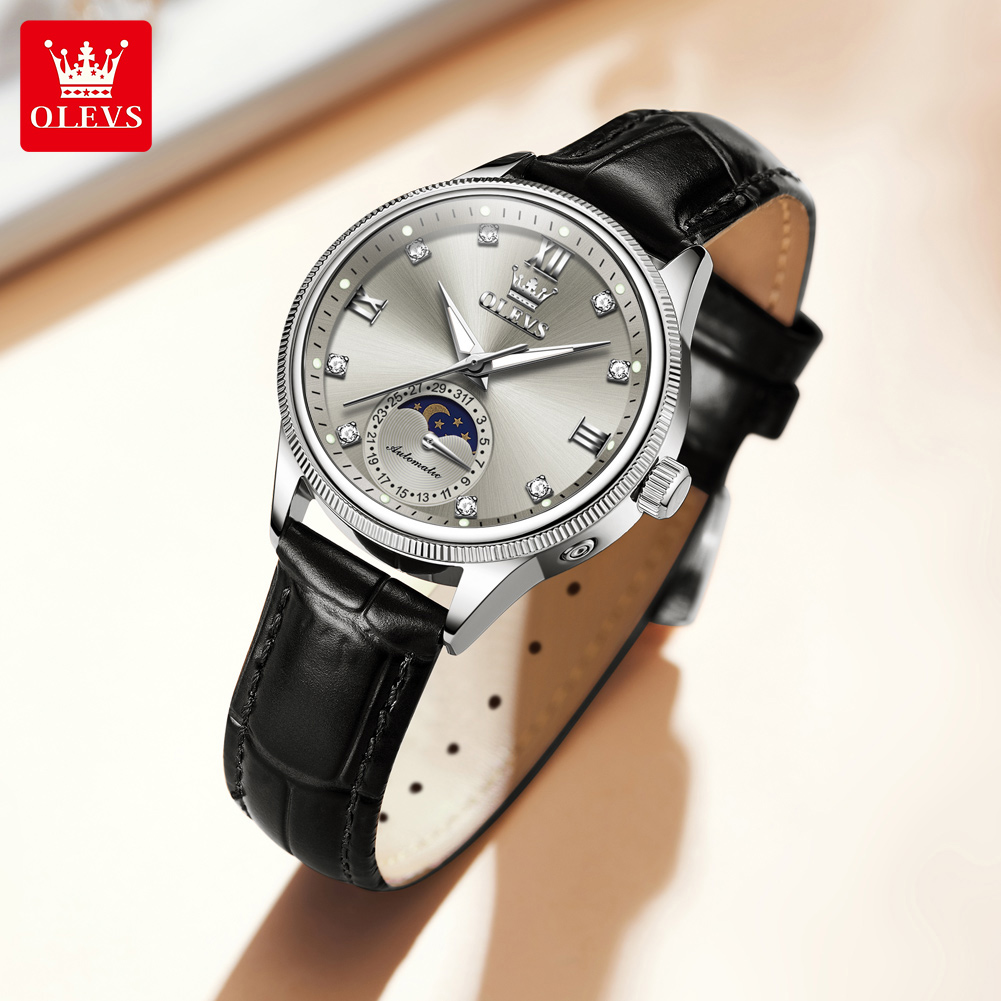 OLEVS Moon Phase Fashion Women - Luxury Watch Time บทวิจารณ์และราคา