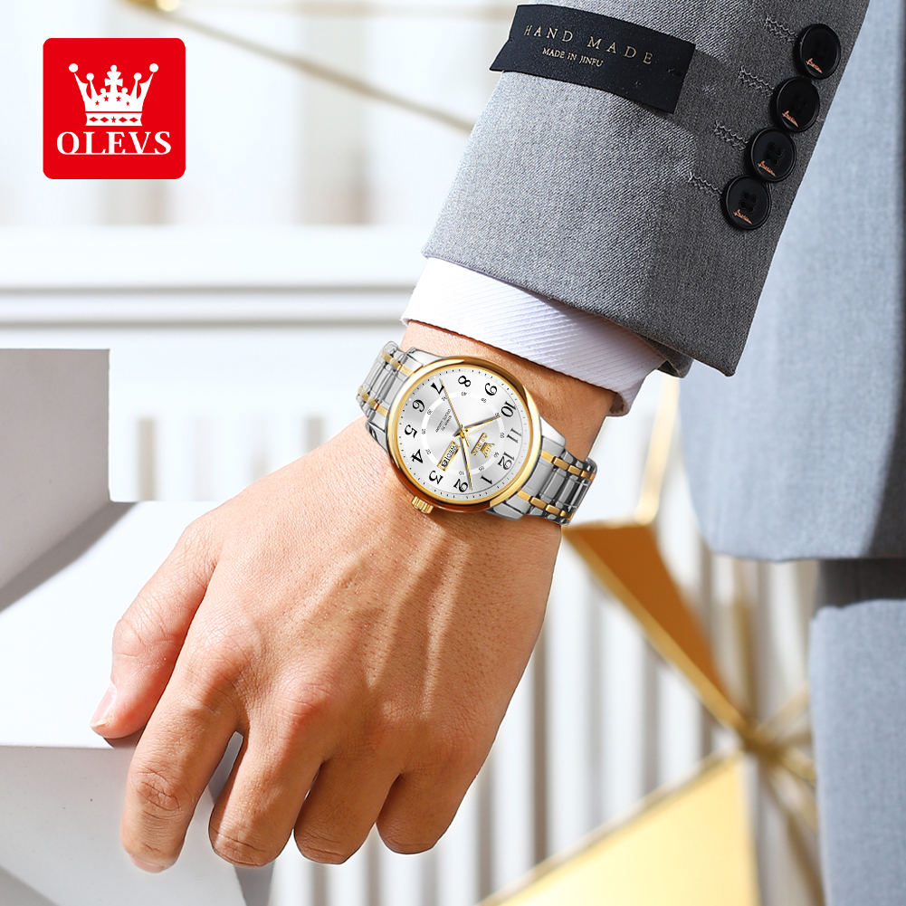 OLEVS Casual fashion men's wat - Luxury Watch And Bracelet บทวิจารณ์และราคา