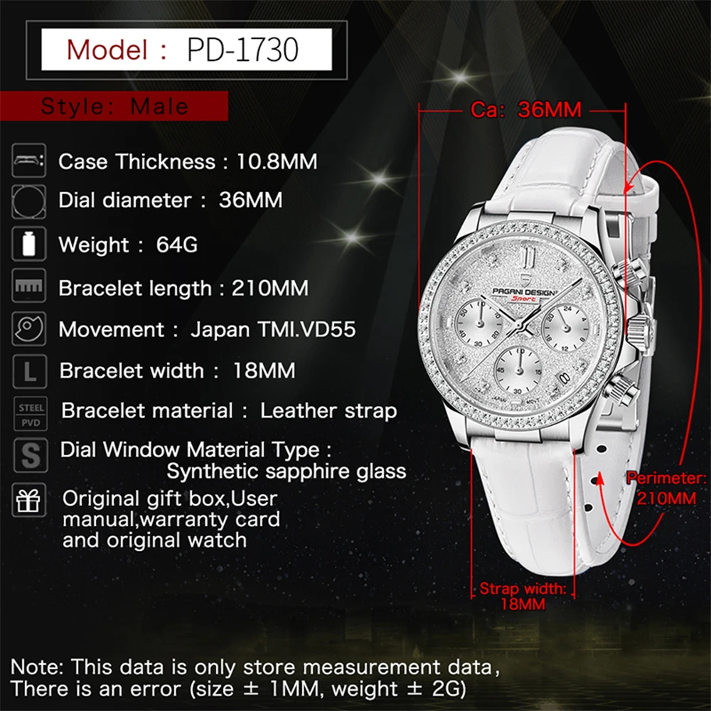 PAGANI DESIGN Fashion Multifun - Luxury Watch Nice บทวิจารณ์และราคา