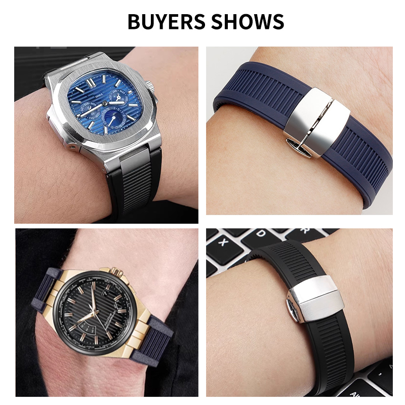 Luxury Silicone Watch Strap fo - Luxury Watch Patek Philippe บทวิจารณ์และราคา