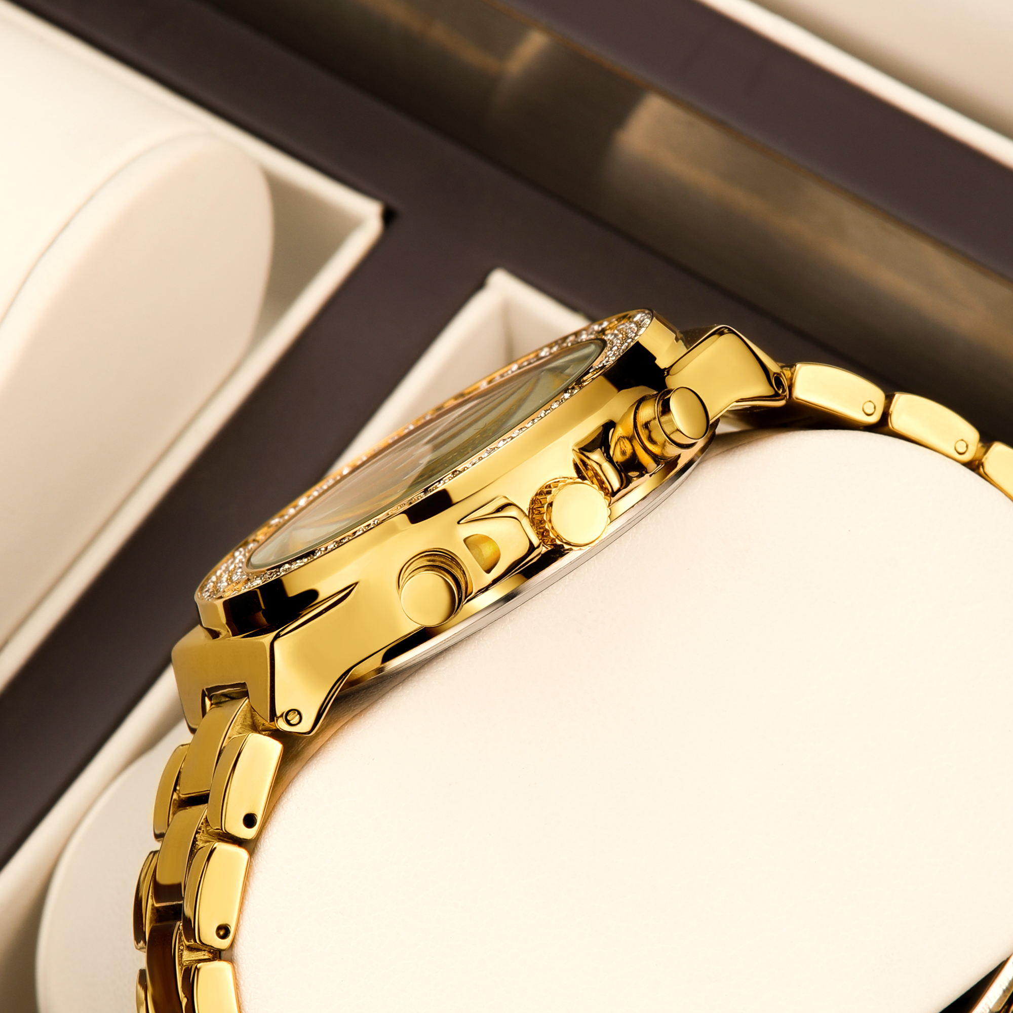YaLaLuSi  Luxury Silver  Wrist - Luxury Watch Gold And Black บทวิจารณ์และราคา