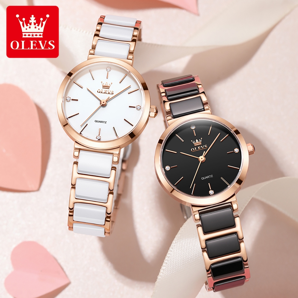 OLEVS Women Watch 5877 Luxury  - Luxury Watch And Bracelet บทวิจารณ์และราคา
