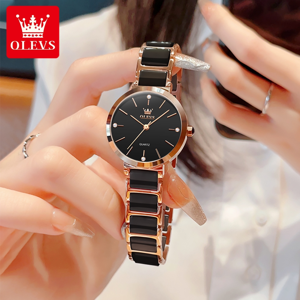 OLEVS Women Watch 5877 Luxury  - Luxury Watch And Bracelet บทวิจารณ์และราคา