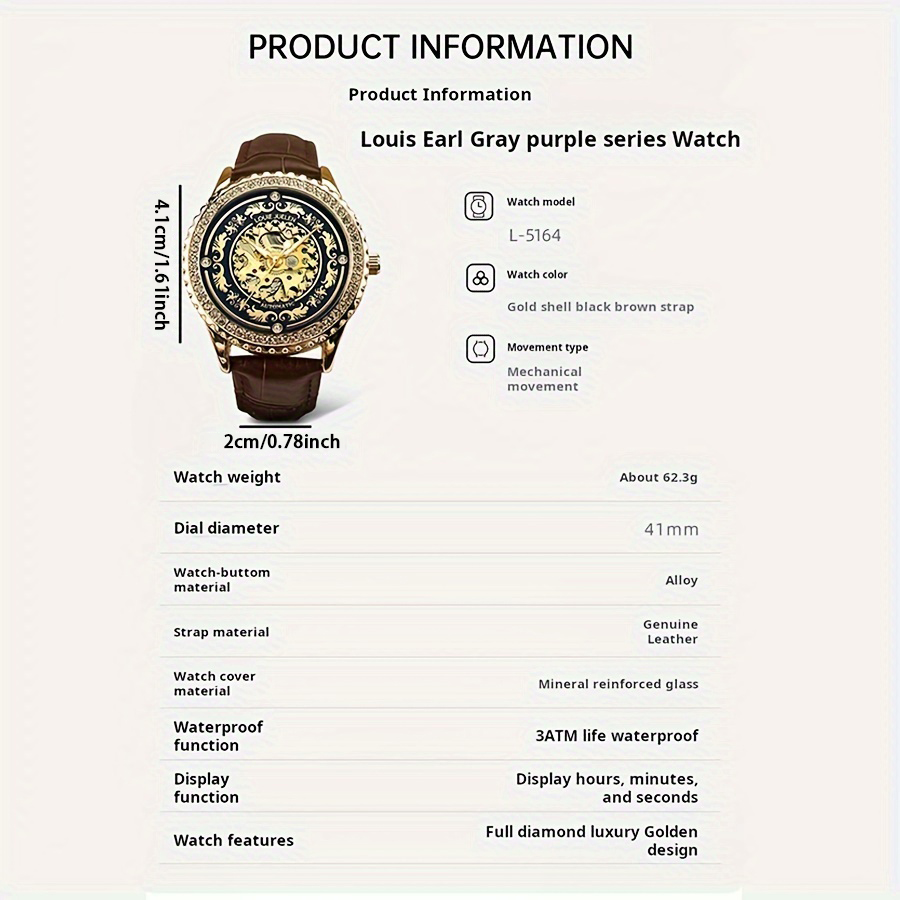 The mechanical movement of the - Luxury Watch It บทวิจารณ์และราคา