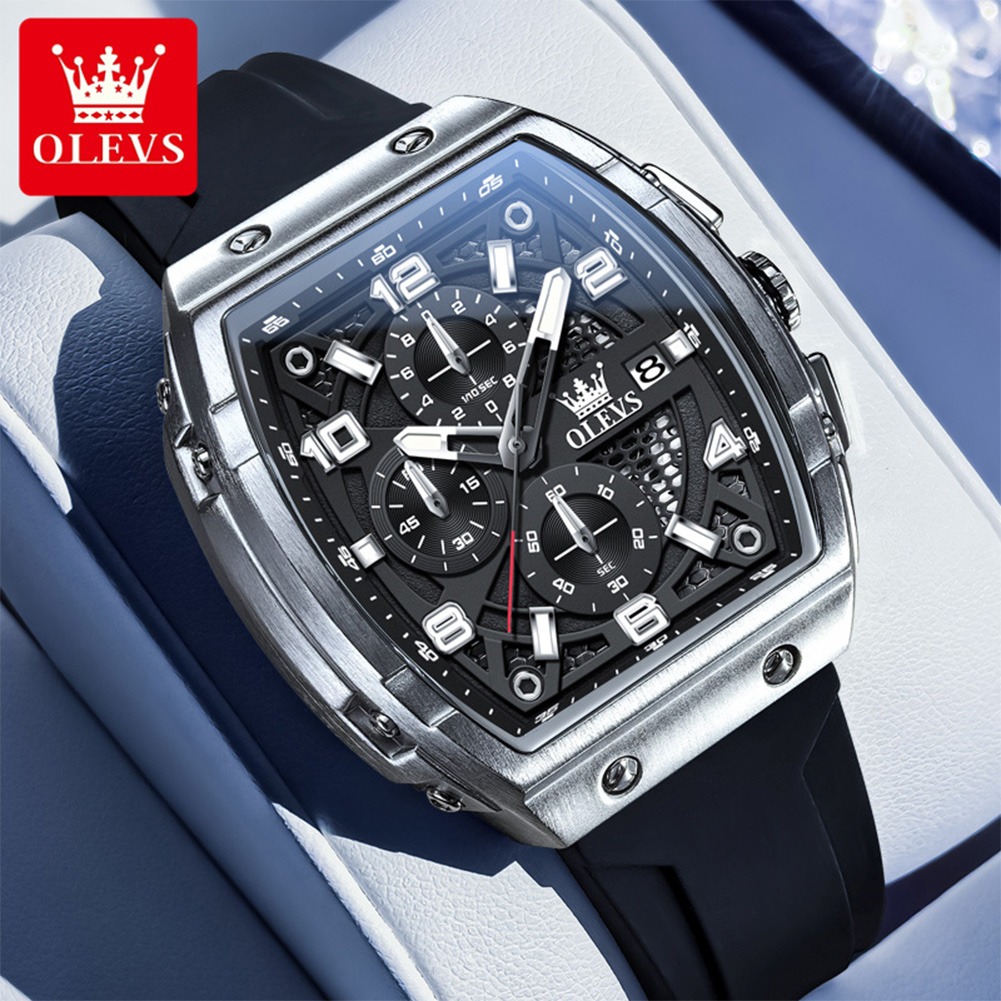OLEVS Men Watches 2976 Luxury  - Luxury Watch Mockup บทวิจารณ์และราคา