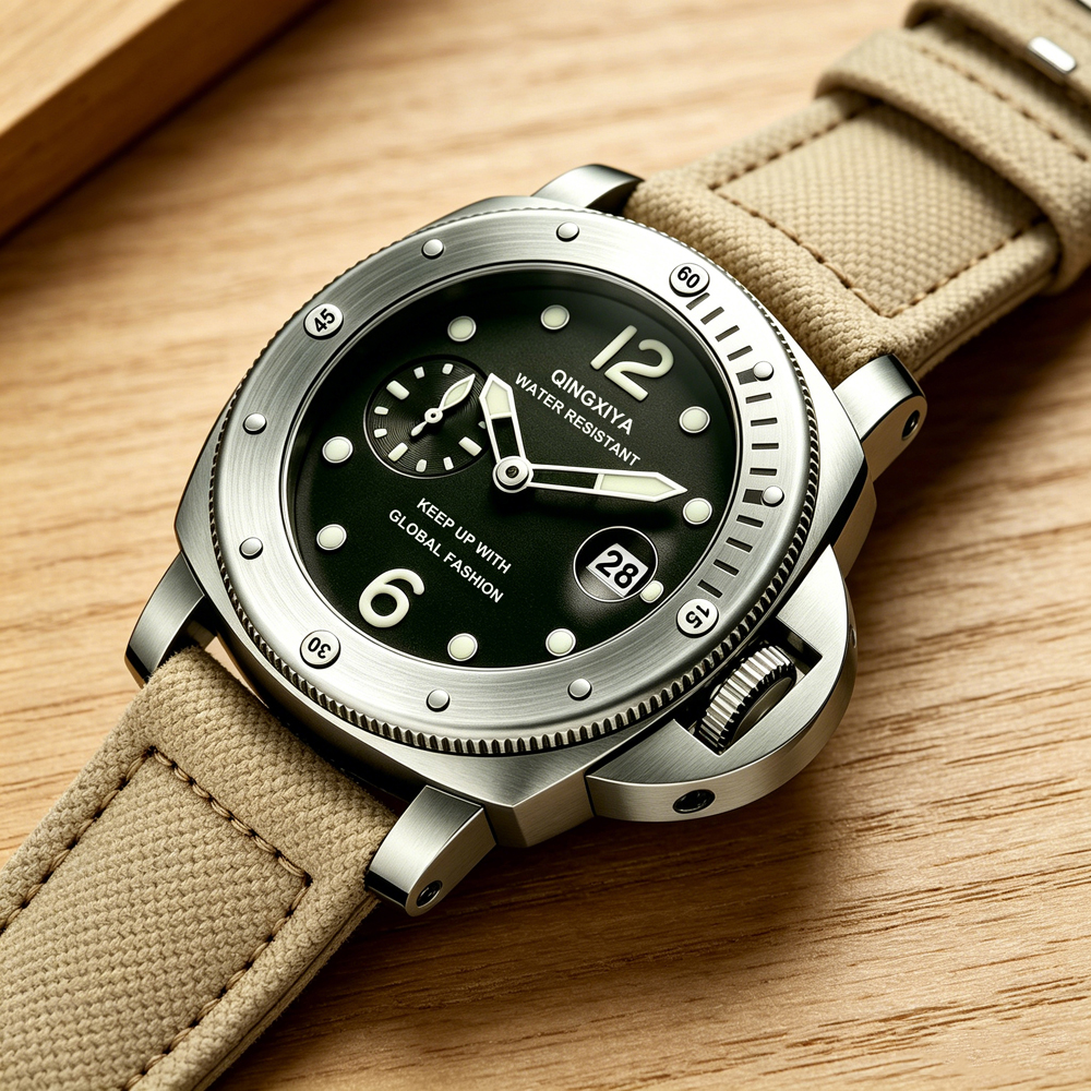 QINGXIYA Sports Canvas Strap M - Luxury Watch Mockup บทวิจารณ์และราคา