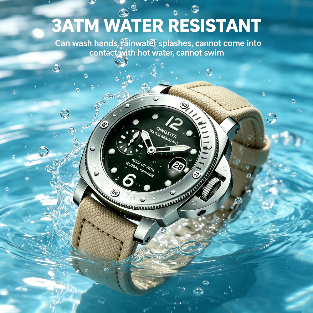 QINGXIYA Sports Canvas Strap M - Luxury Watch Mockup บทวิจารณ์และราคา