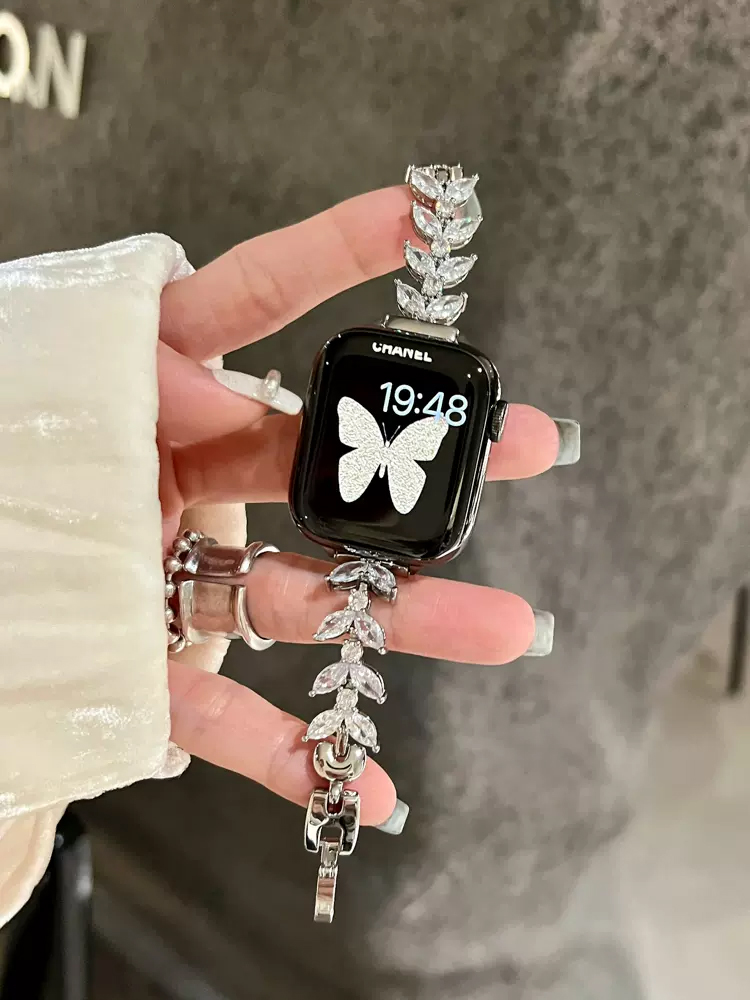 Luxury Diamond Strap For Apple - Luxury Watch Apple Bands บทวิจารณ์และราคา