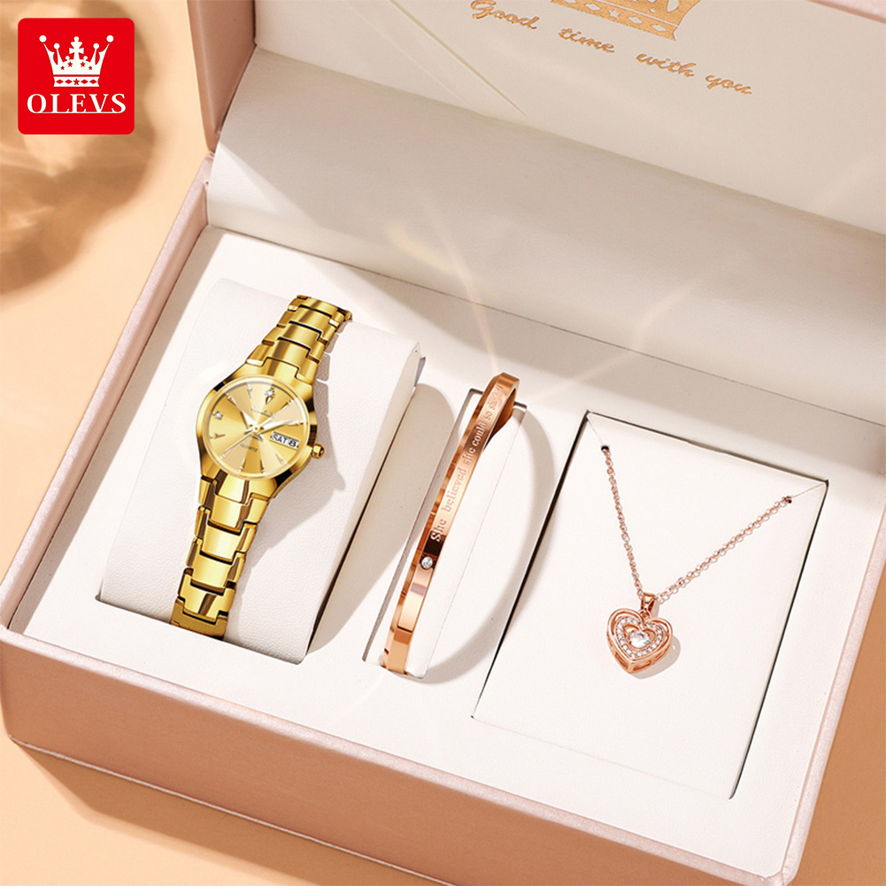 OLEVS Ladies Watch 8697 Luxury - Luxury Watch And Bracelet บทวิจารณ์และราคา