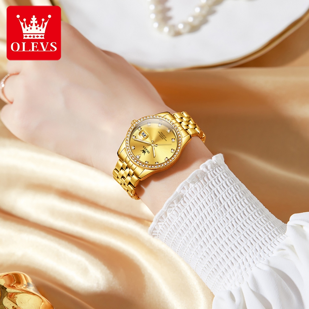 OLEVS 3629 Luxury Top Brand Qu - Luxury Watch Brand For Women บทวิจารณ์และราคา