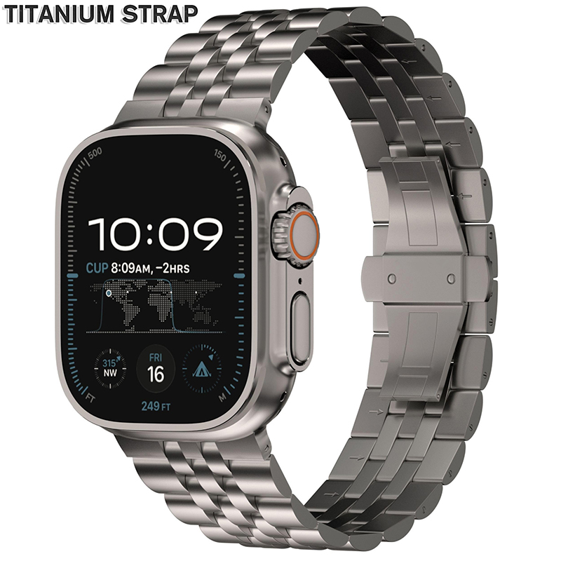 Luxury Titanium Strap for Appl - Luxury Watch Apple Bands บทวิจารณ์และราคา