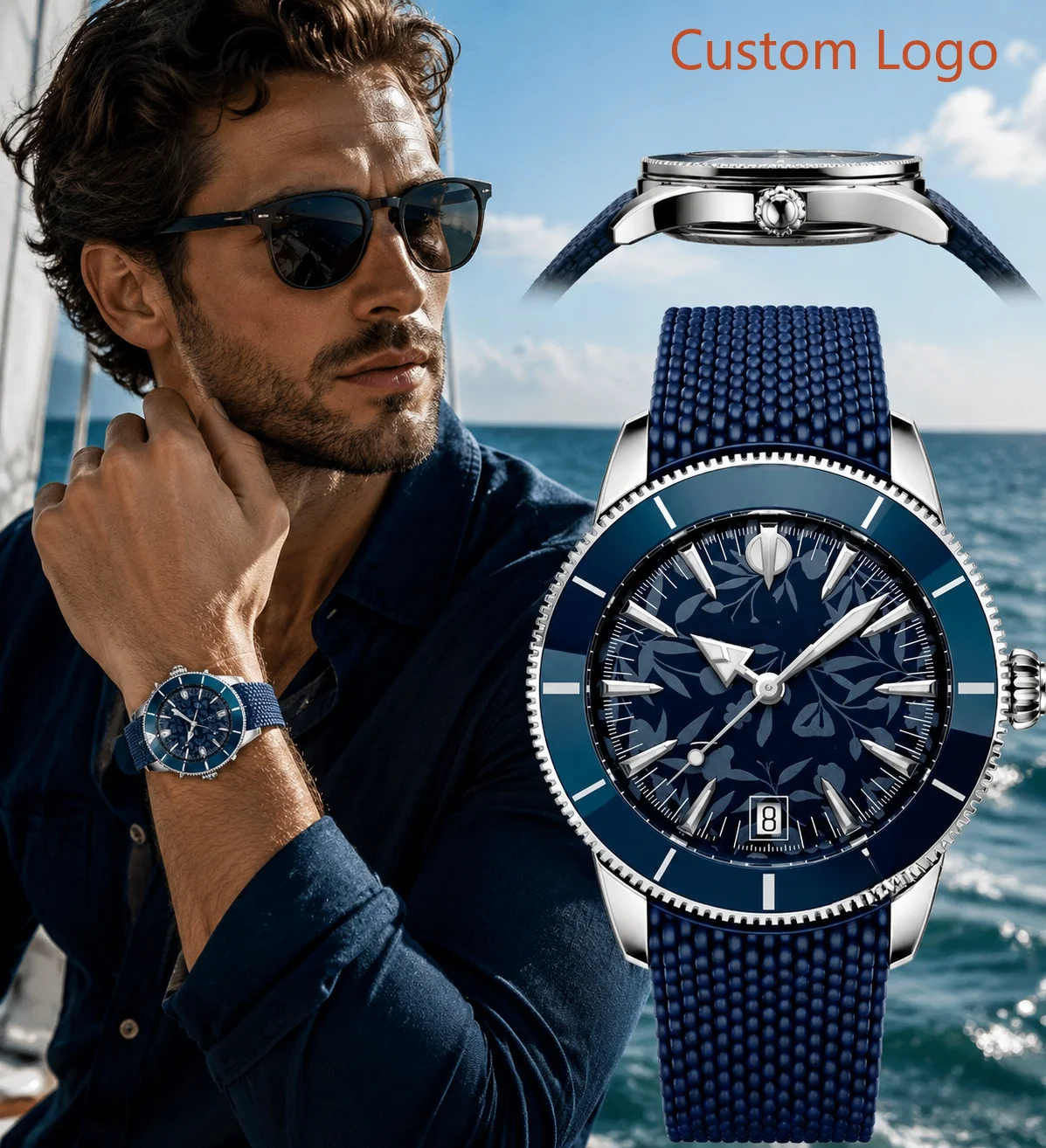 Men 46mm Diving Automatic Watc - Luxury Watch With Rubber Strap บทวิจารณ์และราคา