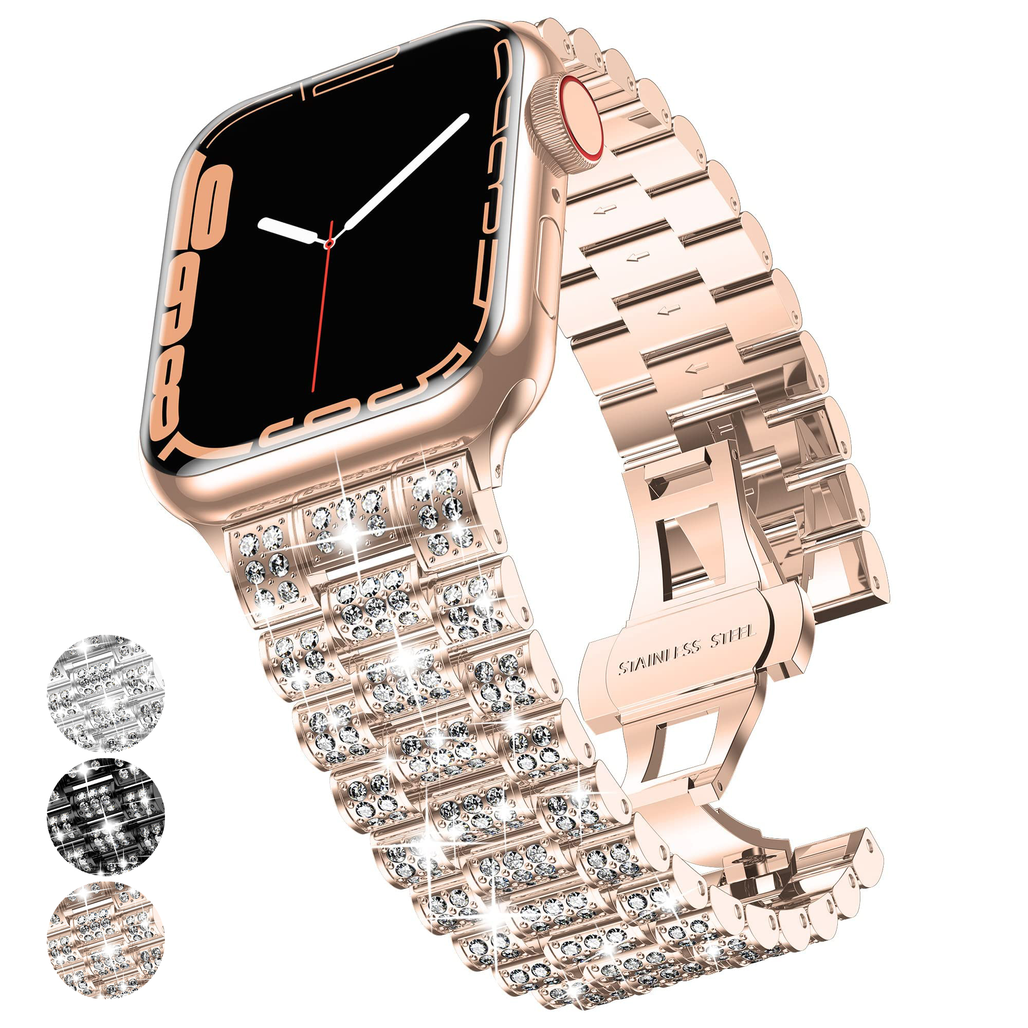 Diamond Strap for Apple Watch  - Apple Watch Luxury X บทวิจารณ์และราคา