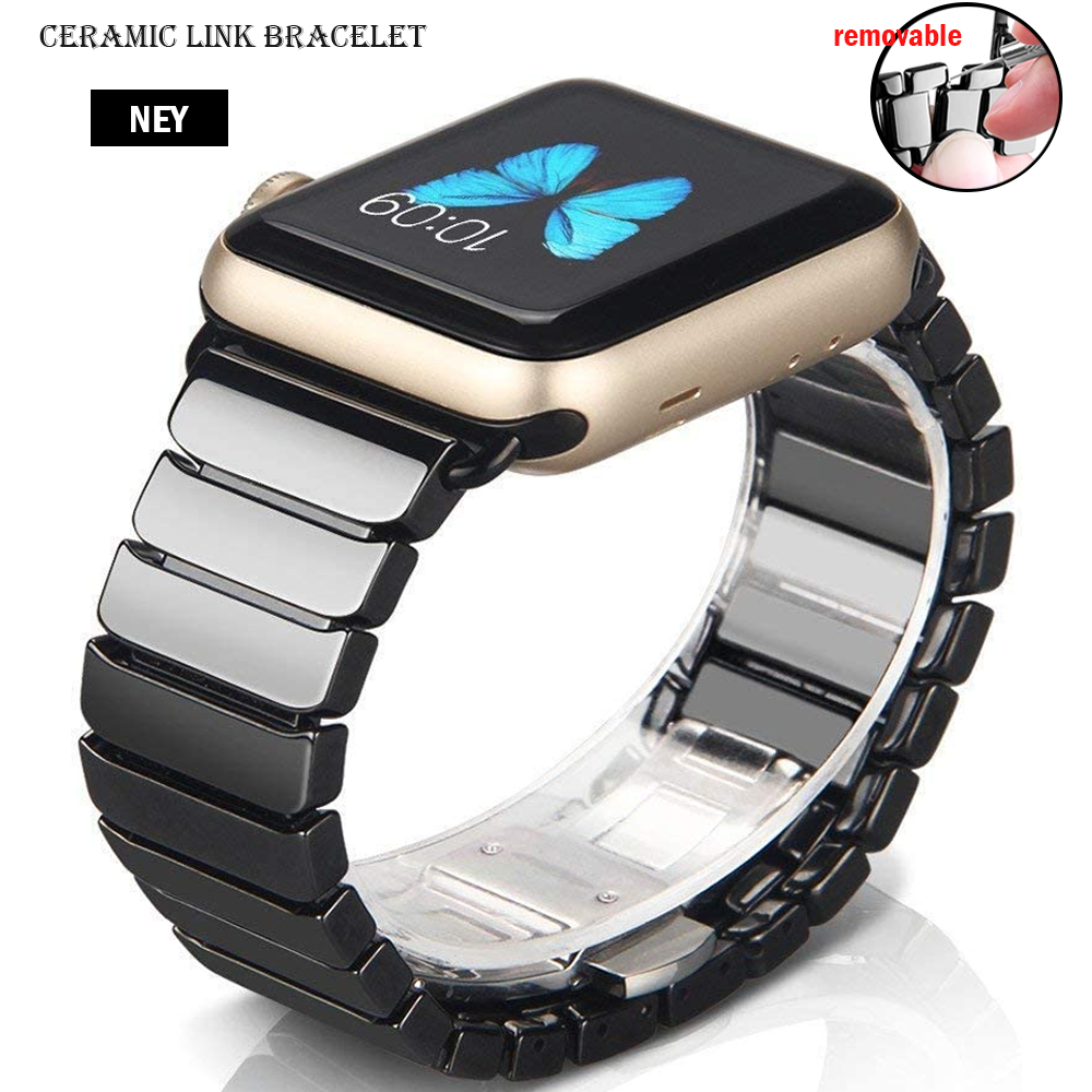 Ceramic Link bracelet for Appl - Luxury Watch Apple Bands บทวิจารณ์และราคา