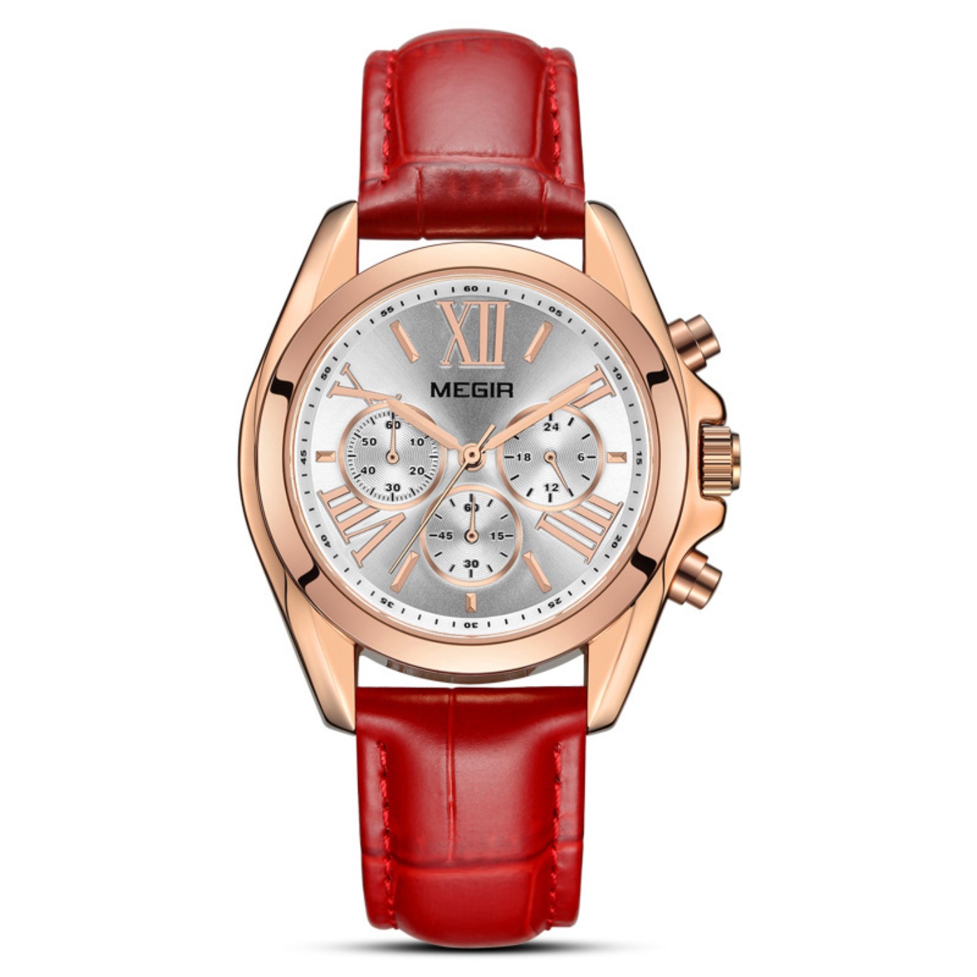 MEGIR New Luxury Leather Watch - Luxury Watch Brand For Women บทวิจารณ์และราคา