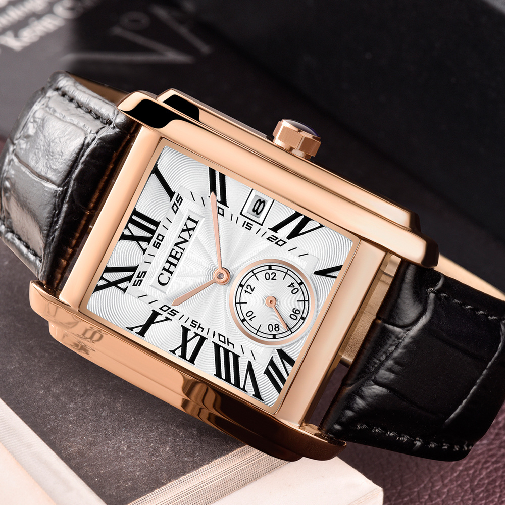 CHENXI 8216 Fashion Classic Sq - Luxury Watch Mockup บทวิจารณ์และราคา
