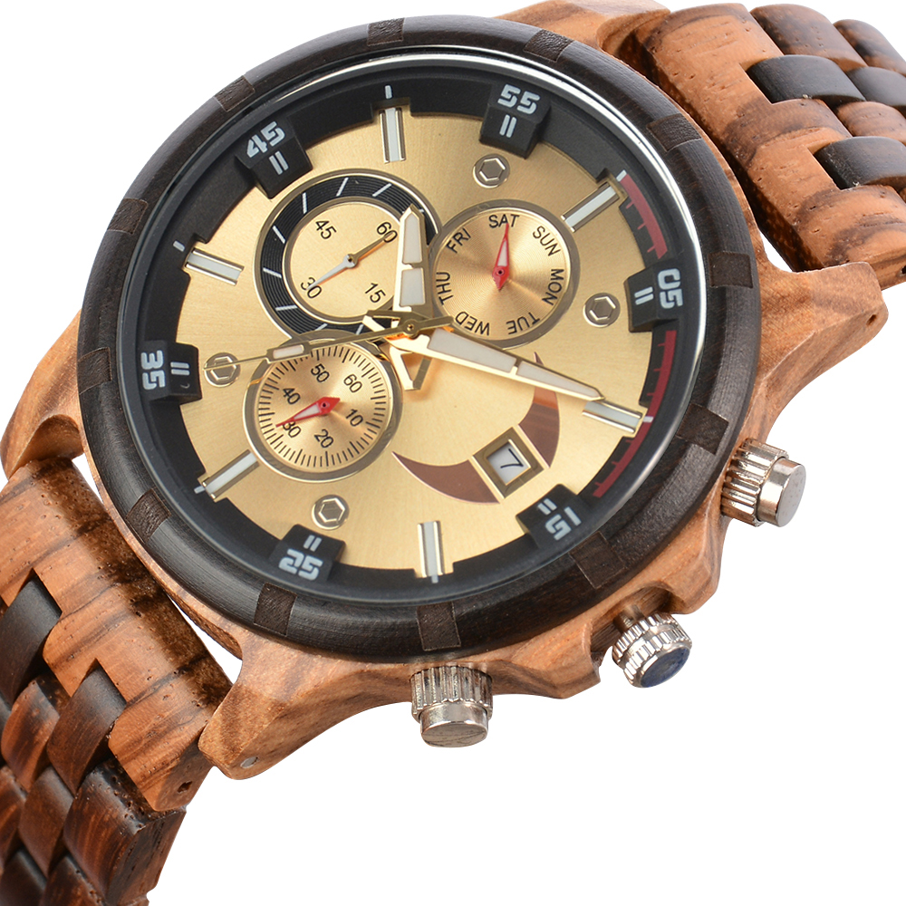 Man's Watches Wooden Watch Str - Luxury Watch Mockup บทวิจารณ์และราคา