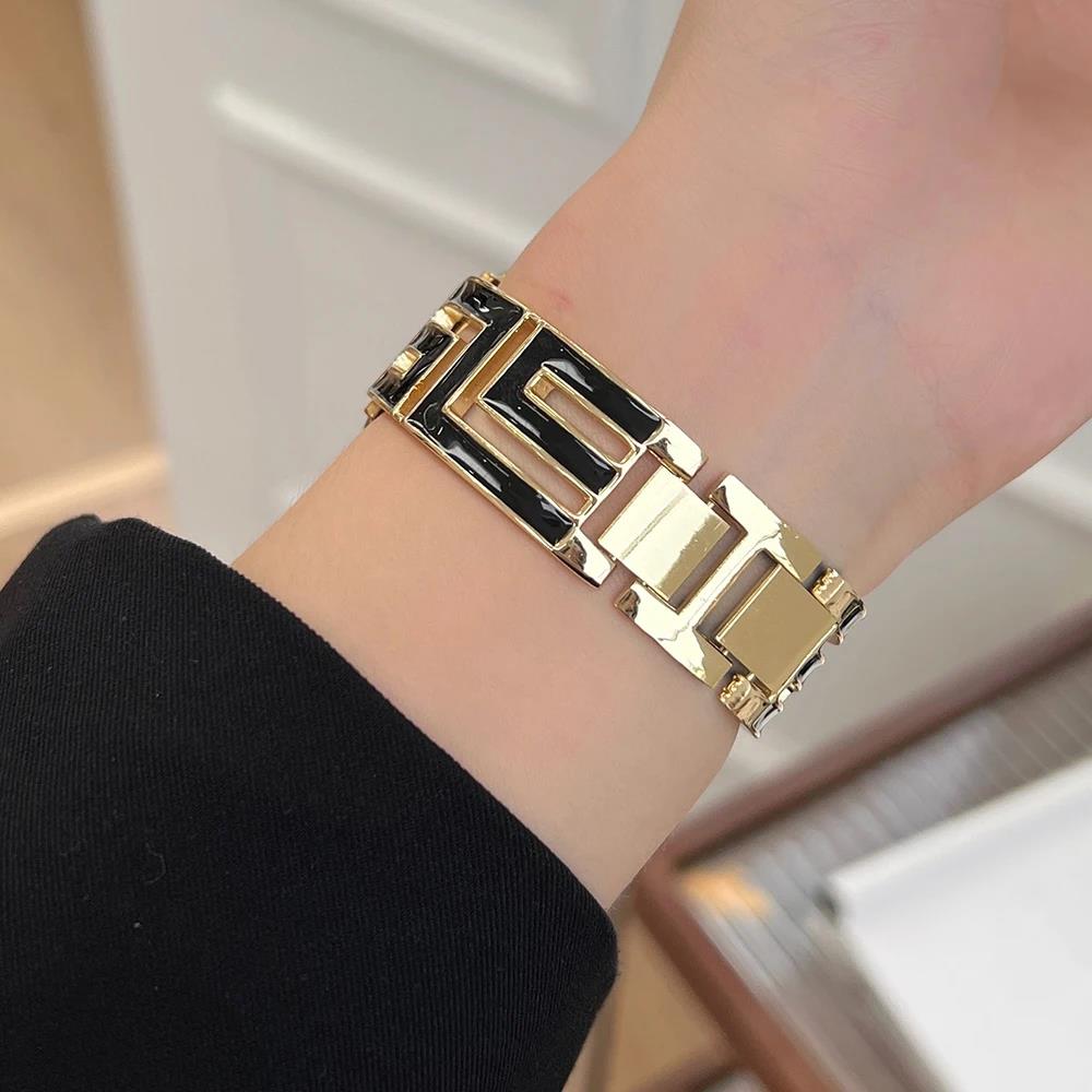 Luxury Metal Strap For Apple W - Luxury Watch Apple Bands บทวิจารณ์และราคา
