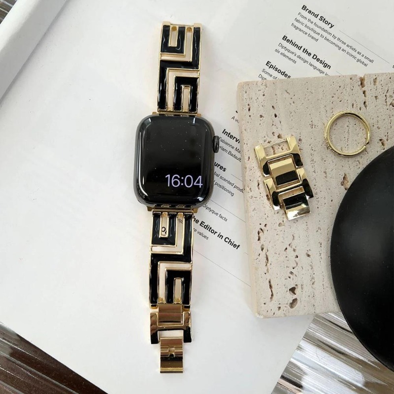 Luxury Metal Strap For Apple W - Luxury Watch Apple Bands บทวิจารณ์และราคา